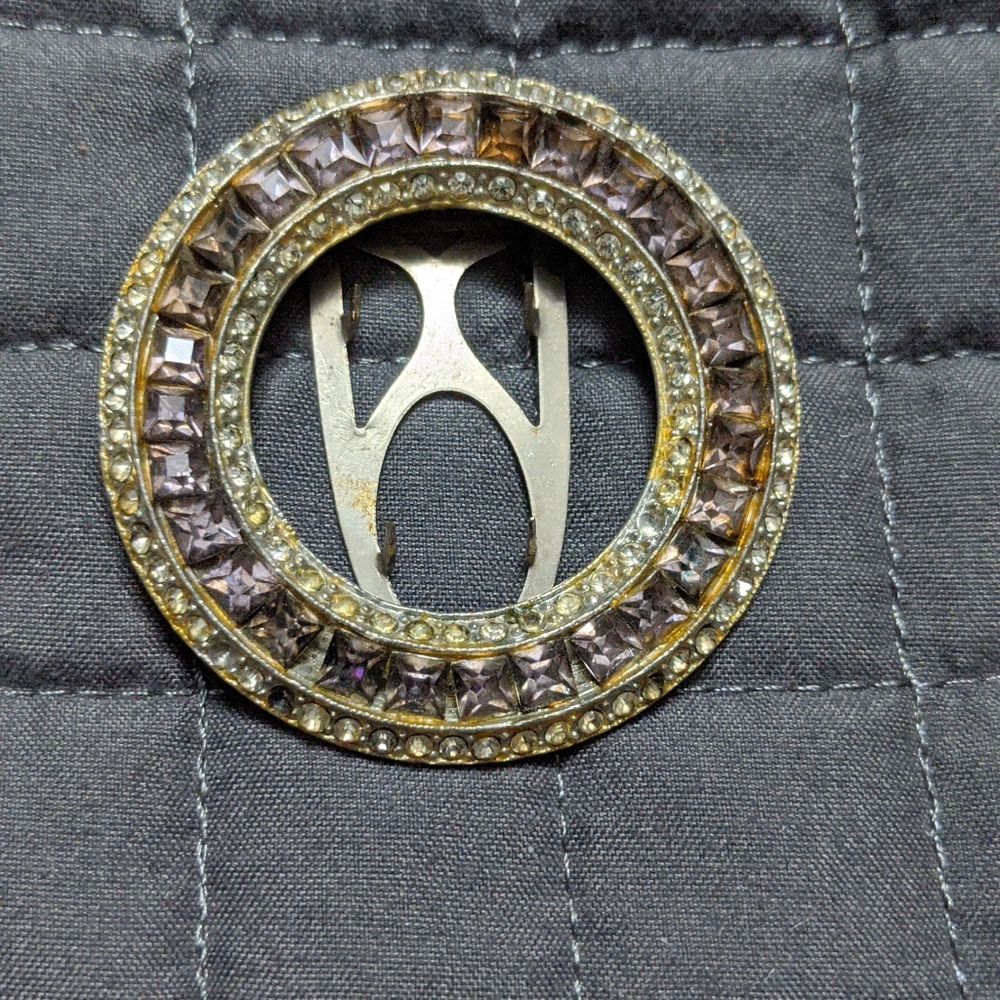 Vintage fur clip or shoe clip, sweater